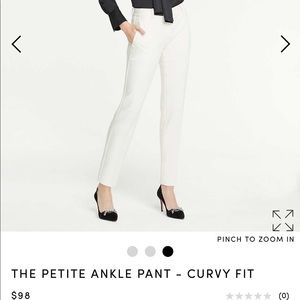 Ann Taylor Petite Ankle Pants-Curvy Fit